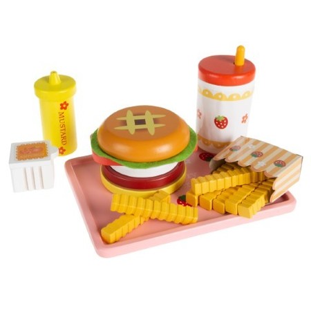 Toy Time Toy Time Kid’s Fast Food Cheeseburger Meal Playset 420277IXO